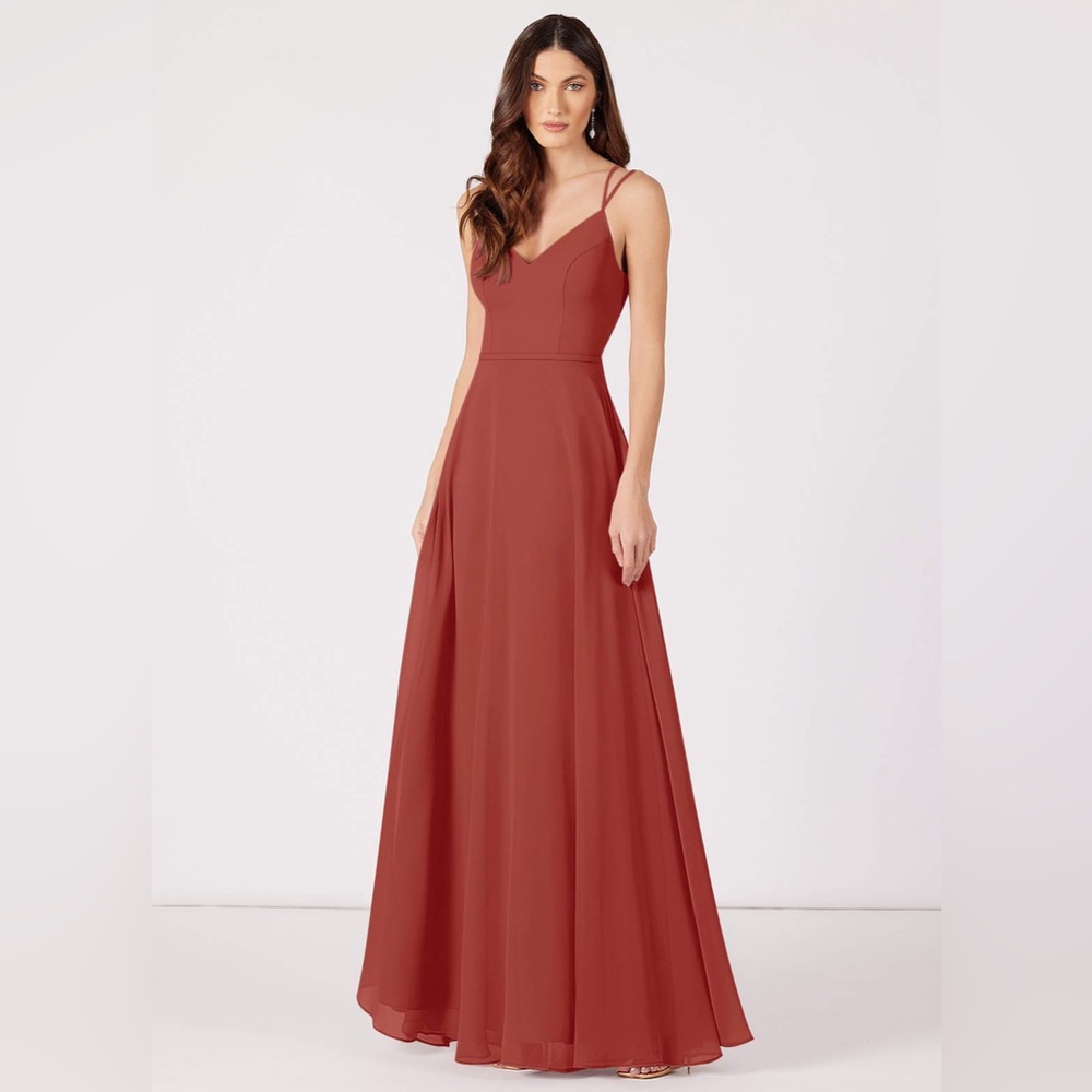 Terra Cotta Bridesmaids dress